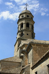 detail of bellfry of Ubeza cathedral