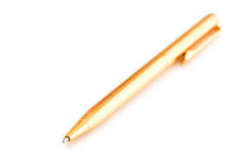 Writing pen isolated on the white background
