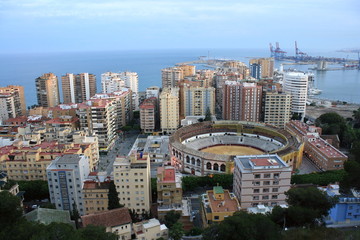 Obraz premium bullring in Malaga