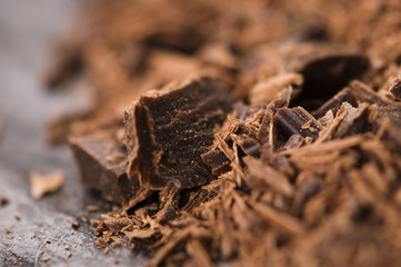 Chopped chocolate