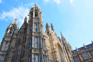 Fototapeta na wymiar London - House of Parlament - Detail