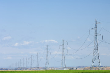 Fototapeta premium electrical towers