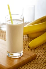 Photo sur Plexiglas Milk-shake Milchshake Banane