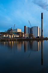 Fototapeta premium Demolition of an industrial factory