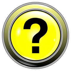 button question on a white background vector eps10