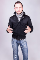 Fototapeta premium attractive young man portrait