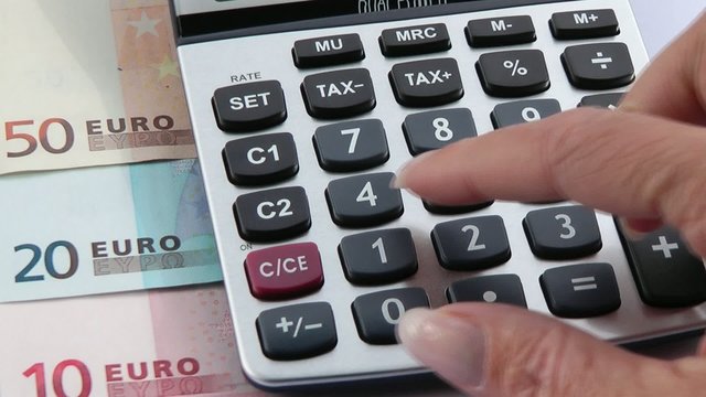 Taschenrechner und Geld, Finanzen Video