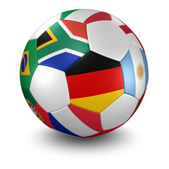 Obraz premium WM 2010 Ball - mit Freistellpfad