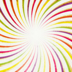 Textured color retro rays.