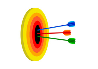 Target with arrows