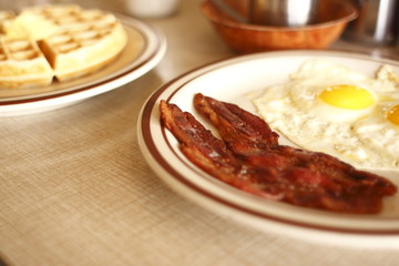 Tasty diner breakfast