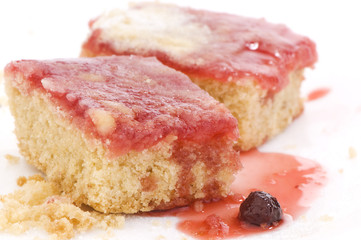 biscuits with berry jam