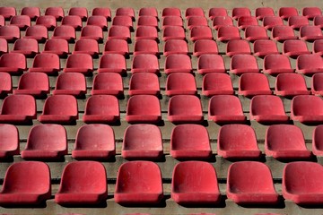 Fototapeta premium postarzany wzór trybun stadionowych
