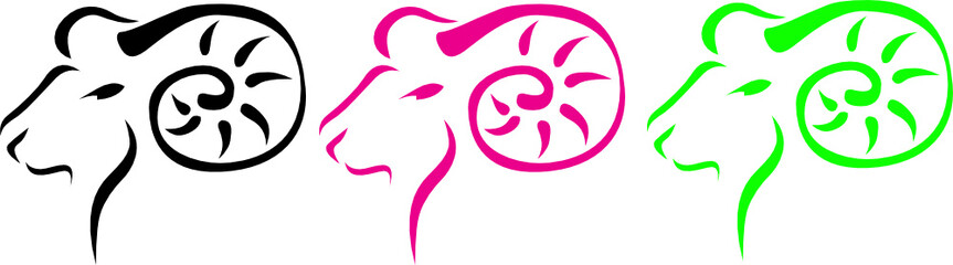 ram vector illustration