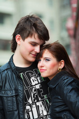 Fototapeta premium Happy young couple.