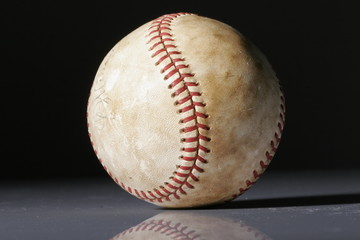 vecchia palla da baseball