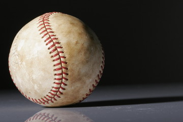 vecchia palla da baseball