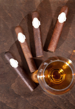 cigar and cognac