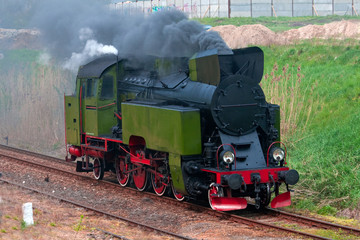 Old steam locomotive