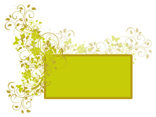 cadre fluo vert ecolo