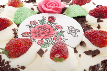 Torte zum Geburtstag