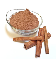 sweet cocoa and cinnamon