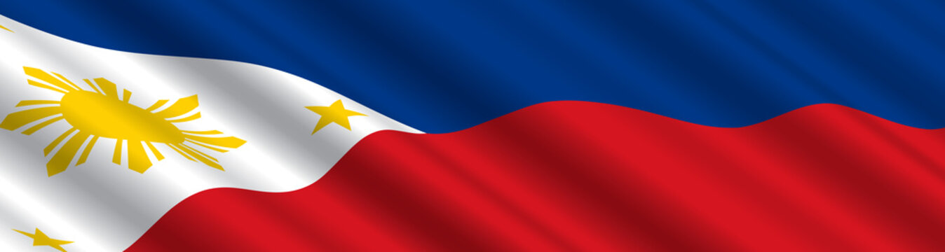 Philippines Flag in the Wind