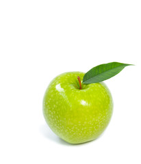 Green Apple isolated on white background