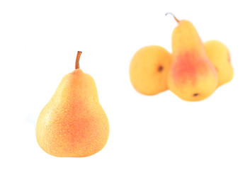wet ripe pear