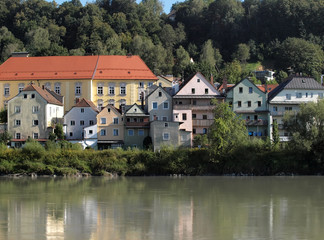 Fototapeta na wymiar Häuser in Passau