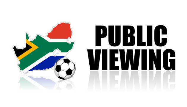 landkarte südafrika fussball public viewing I