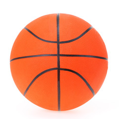 Basketball ball isolated on white.