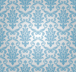 seamless damask pattern (vector)