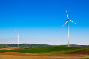 Fototapeta premium wind energy turbine power station