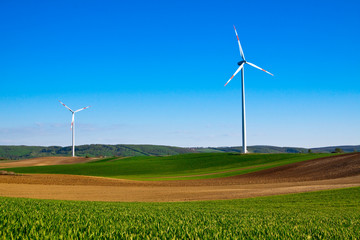 Fototapeta premium wind energy turbine power station