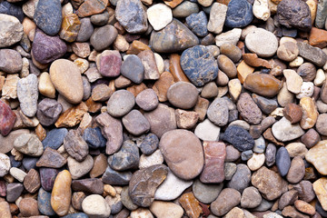 Abstract background from multi-coloured stones