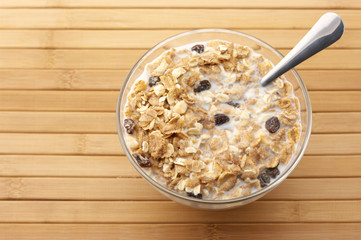 Muesli with milk