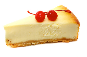 Gourmet slice of cheesecake
