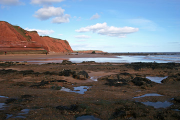Exmouth cliffs and beach