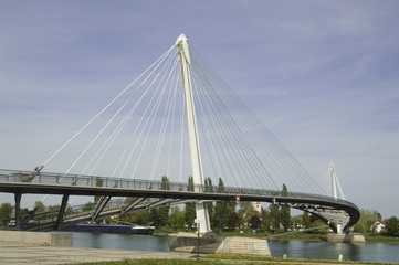 Obraz premium Mimrambrücke, Straßburg