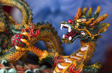 Obraz premium Dragon statue