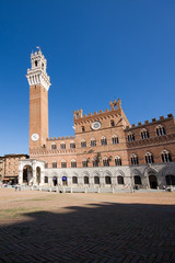 Fototapeta na wymiar Siena - Piazza del Campo