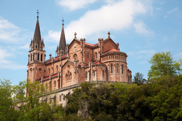 Fototapeta na wymiar Basilica de Covadonga, Asturias, Spain