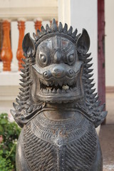 Obraz premium lion statue