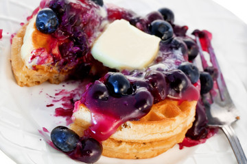 Blueberry Waffles