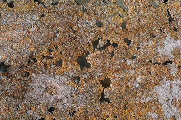 Rusty texture with holes