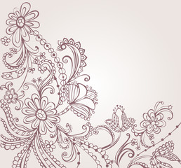 vintage floral background