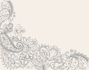 vintage floral background