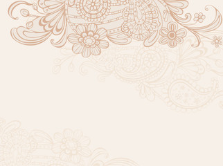 vintage floral background