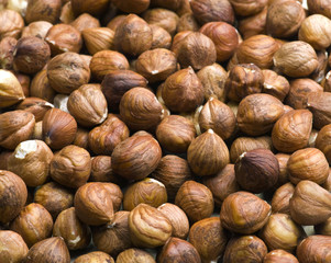 Close-up Of Hazelnuts